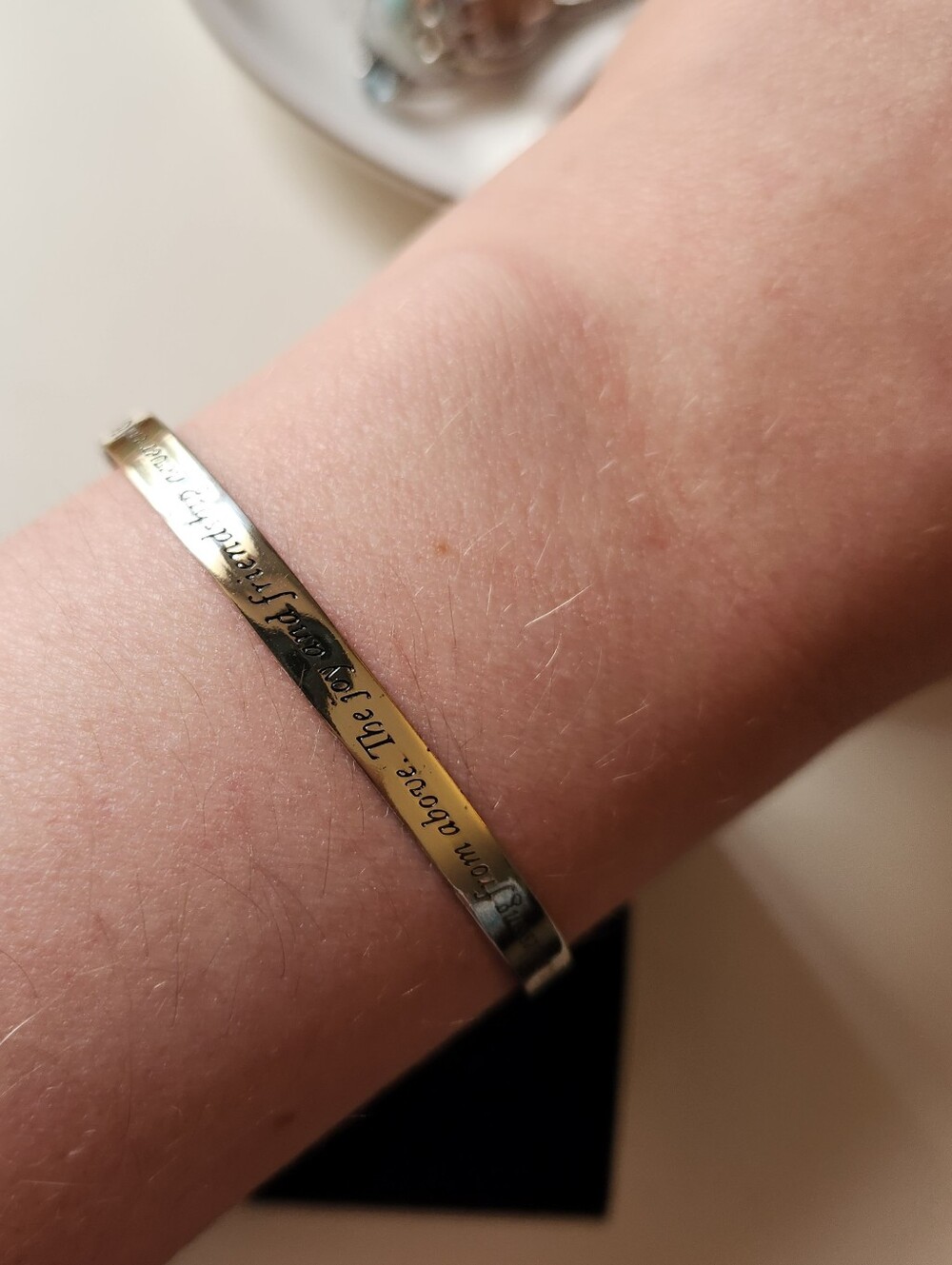 Sterling Silver Friendship Engraved Bracelet